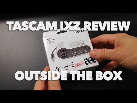 Tascam iXZ Review & Mic Comparison