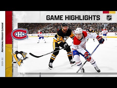 Canadiens @ Penguins 11/27/21 | NHL Highlights