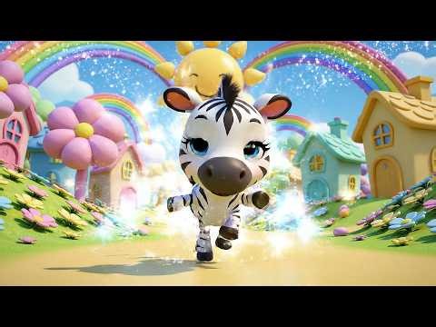 Baby Zebra Says Neigh Neigh Nee | Safari Animal Sounds & Striped Fun
