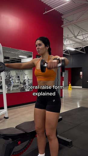 lateral raise form explained (the best i can 😂) hopefully this helps you better understand how to do a lateral raise - i was kinda getting stared at while talking to myself so that's why i'm kinda looking everywhere hahaha awkward #lateralraise #lateralraiseform #lateralraisedumbbell #beginnergymtips #formtipsforbeginners