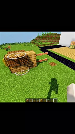 Minecraft Realistic cart 💀!!