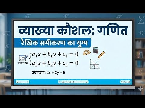 Pair of Linear Equations | Class 10 Maths Explanation Skill | Linear Equations in Two Variables