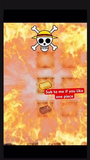 How to dress up as luffy from one piece in Minecraft #cool #onepiece #luffy #tuff #minecraft