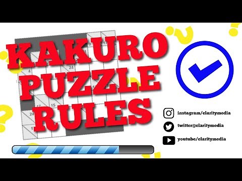Kakuro Puzzle Rules