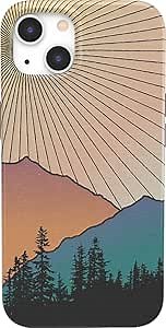 Casely iPhone 13 Case | Golden Hour | Mountain Sunset | Compatible with MagSafe | Classic Ultra Slim Design