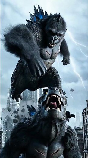 The Most EPIC Godzilla vs Kong Cinematic Battle Ever! 🤯#GodzillaVsKong #KingKong #Godzilla #viral