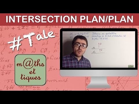 Déterminer l'intersection de deux plans - Terminale