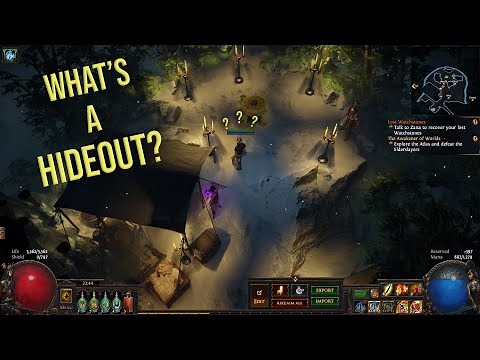 Path of Exile Hideouts Guide - A full guide on unlocking and using hideouts in PoE