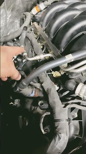 F150 5.0 engine important tip of the day. High pressure fuel pump line has check valve!.