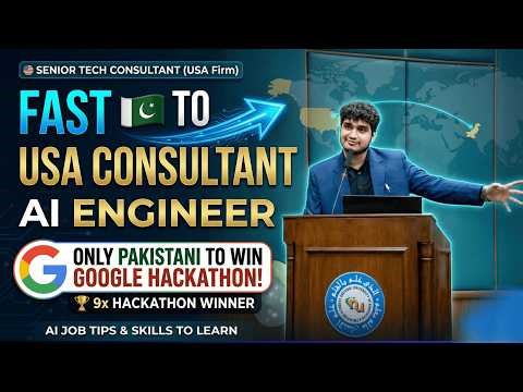 From FAST to US Tech Firm | AI Careers, Startups & Hackathons | Huzaifa Khan Podcast