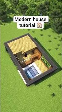 MODERN 🏠TUTORIAL#minecraft #shorts #build