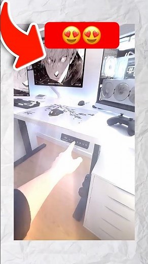 YOU NEED THIS IN YOUR Gaming SETUP! 😍 Height-adjustable desk