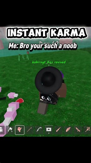 Instant Karma is real 🥲🥲😭😭 #roblox #karma #shorts #funny