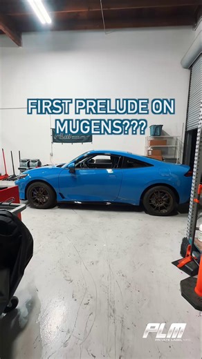 PLM Private Label Mfg. on Instagram: "Mugens on the Prelude ASMR install session — taking the Mugen wheels from our FL5 Type R and test-fitting them on the new 2026 Honda Prelude. Modern hybrid coupe with Type R heritage? The combination looks way better than it should. Wonder what else fits.... #2026prelude #hondaprelude #mugenwheels #fl5 #civictyper #honda #jdmcar #newhonda #futurecar #carcommunity #asmrcar #wheelsetup #modifiedcars #carenthusiast #plm"