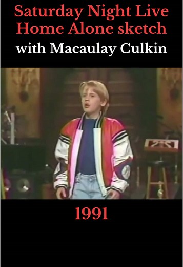 Home Alone Sketch with Macaulay Culkin on SNL