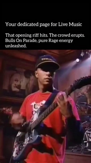 Pure Music Clips on Instagram: "Few songs capture raw rebellion like Rage Against The Machine’s Bulls On Parade. From Tom Morello’s explosive, siren-like guitar riff to Zack de la Rocha’s razor-sharp vocals, this track is a relentless anthem of resistance and power. Every note and lyric fuels the fire that made RATM one of the most influential bands in rock history. Live, it becomes something even bigger – a wall of sound backed by a crowd chanting in unity. Political, intense, and absolutely ti