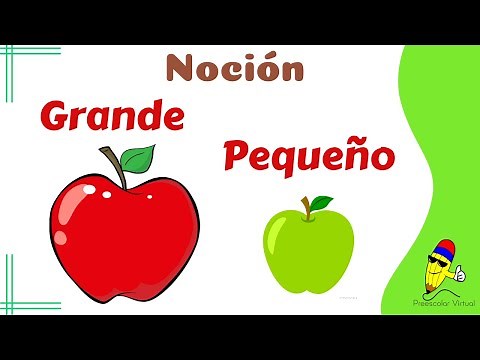 Planeación para Preescolar Noción Grande y Pequeño