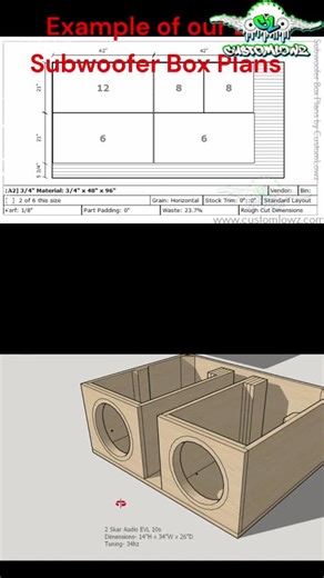 Build Your Own Subwoofer Box! #shorts