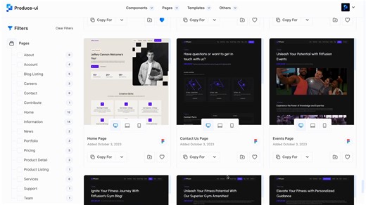 Contact Page Design of GYM - Fitness Website