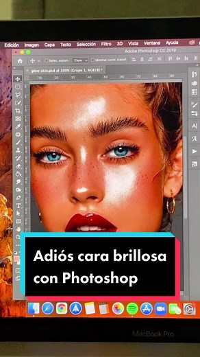 Eliminar brillo en el rostro con Photoshop