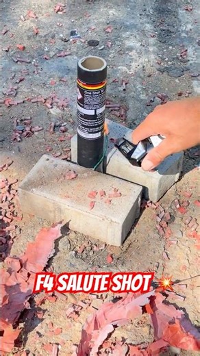 F4 Single Shot Aba Pyrotechnik : 60 Gram : 38mm #fireworks #pyrotechnica #pyro