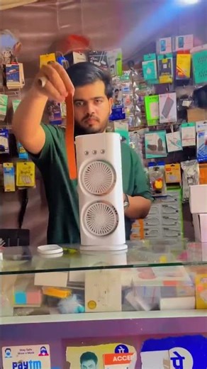Introducing this Smart Portable Cooling Fan with LED Lights & Remote Control
