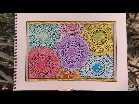 How to draw Mandala Art Design Unique ideas|Mandala Art Design| Mandala | Step-by-Step Guide Drawing