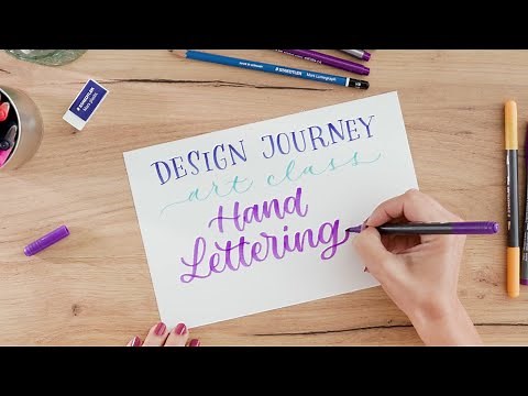 Hand lettering course for beginners | STAEDTLER Art Class Hand Lettering