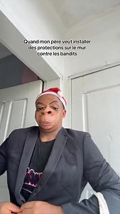 Quand mon père veut installer des protections sur le mur contre les bandits🤭😅😅😅😅 | Godwin Simo