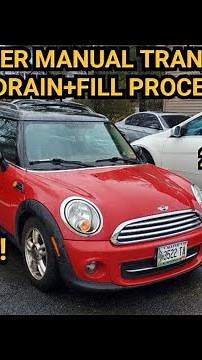 How to Change Manual Transmission Fluid in a Mini Cooper 2007-2013 1.6 r55 r56 r57 r58 r59 S or Base