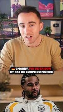 🇩🇪 Gnabry, fin de saison et pas de Coupe du Monde
