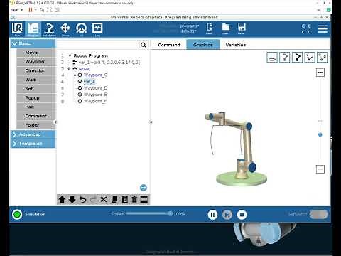 Variable Waypoint - Basic Programming UR Robot