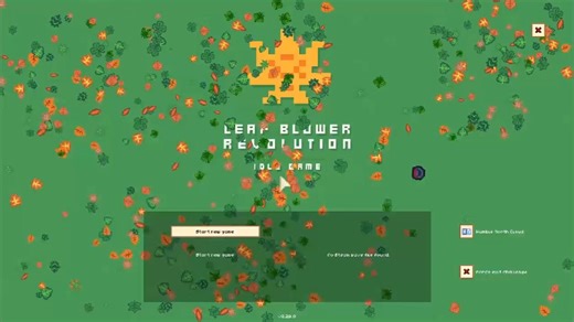 【steam游戏发现】Leaf Blower Resolution（吹叶子）实况 试玩