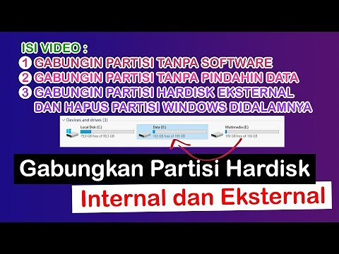 Cara Menggabungkan Partisi Hardisk Tanpa Menghapus Data ~ Gabungkan Partisi Hardisk Eksternal