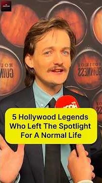5 Hollywood Legends Who Left The Spotlight For A Normal Life