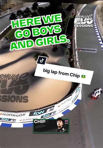 Exciting Formula E Action with Chip!
