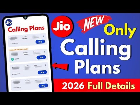 Jio New Calling Plans | Jio Calling Recharge Plan 2025 | Jio Unlimited Calling Plan | Full Details