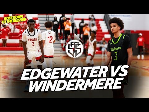 WINDERMERE VS EDGEWATER: Buzzer-Beater Finish!? Chalier Torres vs Zion Mitchell Got Heated! 🔥🍿