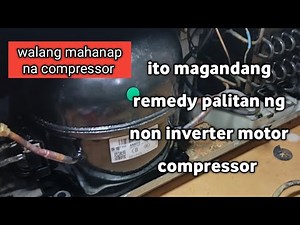 How to convert inverter refrigerator replacing non inverter motor compressor