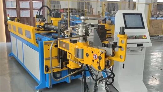 Automatic CNC Pipe Bending Machine Servo Motor Pipe Bending Machine Square Rectangular Pipe Bending Machine for more information, check my website www.jiuqiangmachine.com | Automatic pipe bending machine | Facebook