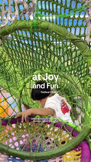 Edisi nyobain Joy and Fun di Festival Citylink Bandung😍 Tiket masuk 60ribu udah include 1 anak dan 1 pendamping yaa💌 #JelajahBosslang #MainBarengBosslang #joyandfun #playground #themepark