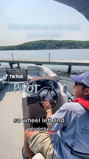 6.2K views · 16 reactions | Boating Tips for Pivoting: quick steering and no throttle #boating #learntoboat #boatingtips #yourbridgetoboating #BOAT #lakehopatcong #highlandsnj #bridgemarina | Bridge Marina, Inc. | Facebook