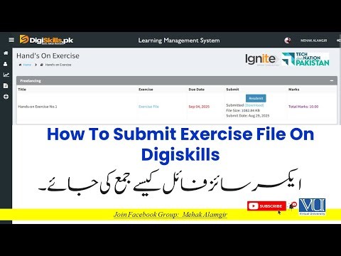 Get Your Exercise File Accepted on DigiSkills in Just 5 Minutes!