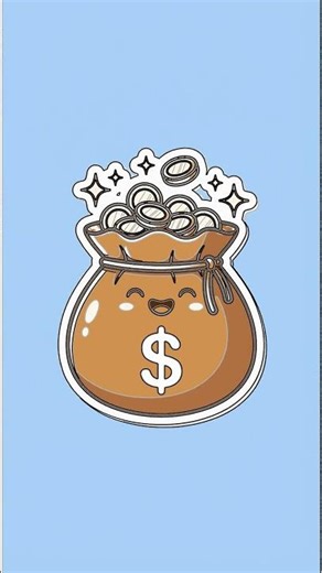 Easy Kawaii Money Bag Drawing! Step-by-Step for Beginners