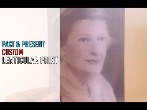 Lenticular Print | Past & Present Flip (Custom) | TwenT3