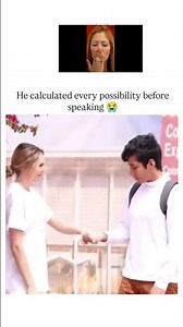 He calculated every possibility before speaking 😭