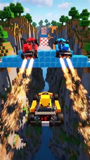 Minecraft Mario Kart Hyper Race Transformation
