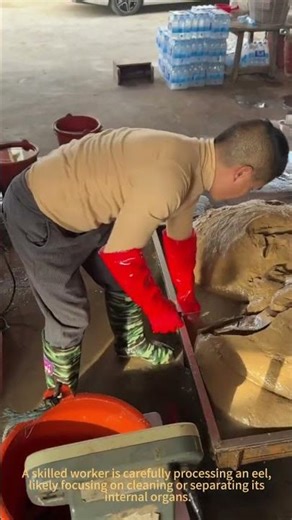 How to Clean an Eel Like a Pro! 🐟 | Fish Processing