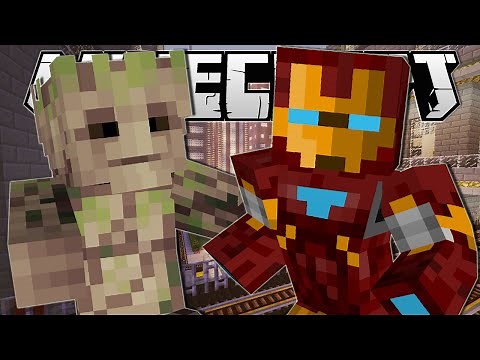 Minecraft | SUPERHERO POWERS!! (Slow Down Time, Groot & Iron Man!) | One Command Creation