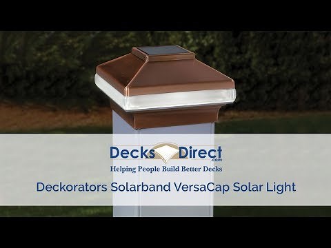 Solarband VersaCap Solar Post Cap Light by Deckorators